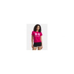 Koszulka Damska T-Shirt Damski Sportowy Under Armour Rival Logo Ss Xl. Czerwone t-shirty sportowe Under Armour, xl, bez wzorów, bez ramiączek, do biegania. W wyprzedaży za 63.39 zł.