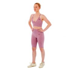 Damski zestaw sportowy Xtreme - krótkie legginsy + biustonosz sportowy - Różowy. Czerwone legginsy XTREME SOCKSWEAR, bez wzorów, sportowe, krótkie. Za 172.99 zł.