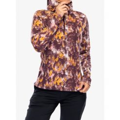 Bluza szybkoschnąca damska Columbia Glacial IV Print 1/2 Zip. Fioletowe bluzy Columbia, s, bez wzorów, bez kaptura, trekkingowe. Za 114.99 zł.