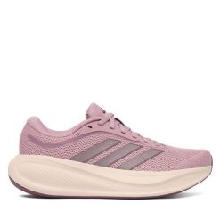 Buty do biegania adidas. Czerwone buty do biegania adidas, bez wzorów, bez zapięcia, do biegania. Za 189.99 zł.