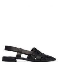 HÖGL Baleriny 1-101930 Czarny. Czarne baleriny Högl, bez wzorów, ze skóry, bez obcasa, bez zapięcia. Za 799.99 zł.