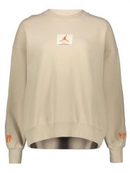 Nike Bluza "Air Jordan x Shelf Life" w kolorze beżowym rozmiar: XS. Brązowe bluzy Nike, xs, bez wzorów, bez ramiączek, bez kaptura. Za 254.74 zł.