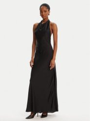 Bardot Sukienka wieczorowa Similina Halter Maxi 59919DB Czarny Regular Fit. Czarne sukienki Bardot, bez wzorów, z syntetyku, wizytowe, bez kołnierzyka, bez ramiączek, maxi. Za 379.99 zł.