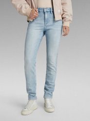 G-Star Dżinsy - Slim fit - w kolorze błękitnym rozmiar: W27/L34. Niebieskie jeansy G-Star, l, z aplikacjami, klasyczne. Za 172.08 zł.