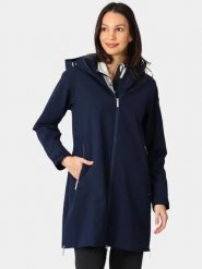 Kurtka Przejściowa Damska Luhta Ailio. Niebieskie kurtki Luhta, m, bez wzorów, z materiału, eleganckie, bez kaptura. Za 623.00 zł.
