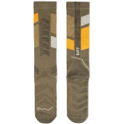 Skarpetki Buff THERMONET® OVER THE CALF SOCKS. Zielone skarpetki Buff, bez wzorów, z puchu. Za 149.90 zł.