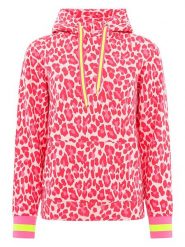 Zwillingsherz Bluza "Leo" w kolorze różowo-jasnoróżowym rozmiar: S/M. Różowe bluzy Zwillingsherz, m, bez wzorów, z bawełny, bez ramiączek, z kapturem. Za 251.53 zł.