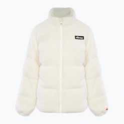 Kurtka ocieplana damska Ellesse Berghutte. Białe kurtki Ellesse, bez wzorów, bez kaptura. Za 399.99 zł.