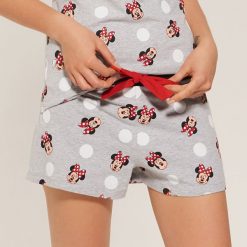 Piżamowe szorty Minnie Mouse - Jasny szar. Piżamy marki House. Za 35.99 zł.