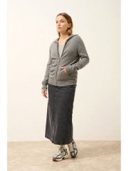 Just Cashmere Kaszmirowy kardigan "Debbie" w kolorze szarym rozmiar: L. Szare swetry Just Cashmere, l, bez wzorów, z kaszmiru, bez ramiączek. Za 413.99 zł.