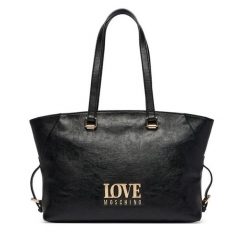 Torebka LOVE MOSCHINO. Czarne shopper bag Love Moschino, bez wzorów, bez dodatków. Za 949.99 zł.