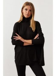 Cool and sexy Bluzka w kolorze czarnym rozmiar: S. Czarne bluzki Cool and sexy, s, bez wzorów, bez kołnierzyka, bez ramiączek. Za 52.42 zł.