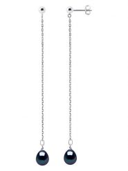 Pearl Addict Srebrne kolczyki-wkrętki z perłami rozmiar: onesize. Czarne kolczyki Pearl Addict, z perłą, srebrne. Za 173.99 zł.