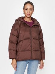 Guess Kurtka puchowa Letizia W3BL21 WG0V0 Brązowy Relaxed Fit. Brązowe kurtki Guess, xs, z aplikacjami, z puchu, bez kaptura. Za 649.99 zł.