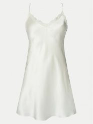 Simone Pérèle Koszula nocna Love Me 1F8940 Écru Slim Fit. Koszule nocne Simone Pérèle, l, bez wzorów, z jedwabiu, bez ramiączek. Za 449.99 zł.