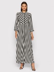 YAS Sukienka koszulowa Savanna 26022663 Biały Regular Fit. Białe sukienki YAS, xl, bez wzorów, z wiskozy, bez kołnierzyka, bez ramiączek, koszulowe. Za 199.99 zł.