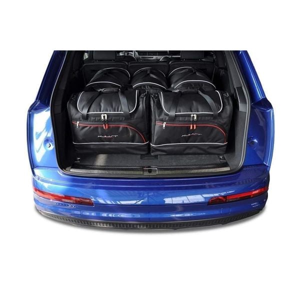 Torby Do Bagażnika Audi Q7 Phev 2020+ 5Szt Kjust. Czarne torby podróżne KJUST, bez wzorów. Za 1,544.00 zł.