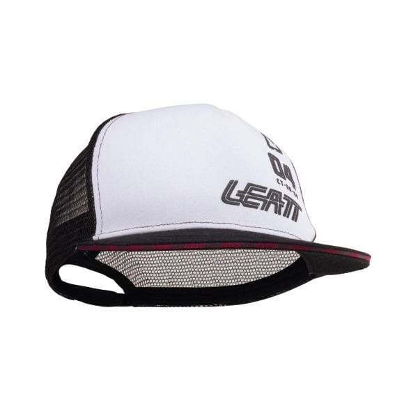 Czapka z daszkiem LEATT Cap Trucker. Czarne czapki z daszkiem LEATT, bez wzorów, sportowe. W wyprzedaży za 116.10 zł.