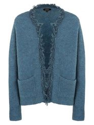 More & More Kardigan w kolorze niebieskim rozmiar: 38. Niebieskie swetry More & More, bez wzorów, bez ramiączek. Za 113.99 zł.