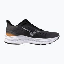 Buty do biegania damskie Mizuno Wave Serene 2. Niebieskie buty do biegania Mizuno, bez wzorów, z materiału, bez zapięcia, do biegania, mizuno wave. Za 419.99 zł.