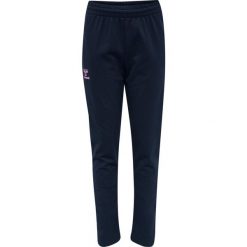 Hummel spodnie dresowe bawełniane Action Cotton Pants Kids. Niebieskie szorty Hummel, bez wzorów, z bawełny, sportowe. Za 65.00 zł.