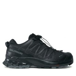 Trekkingi Salomon. Czarne buty trekkingowe Salomon, z gore-texu, bez zapięcia. Za 599.99 zł.