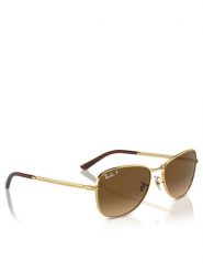 Ray-Ban Okulary przeciwsłoneczne 0RB3733 001/M2 Złoty. Żółte okulary przeciwsłoneczne Ray-Ban, bez wzorów, z tworzywa sztucznego, złote. Za 609.99 zł.