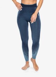 Legginsy termoaktywne damskie Odlo Blackcomb Eco BL Bottom Long. Niebieskie legginsy ODLO, bez wzorów, z elastanu, sportowe. Za 274.99 zł.