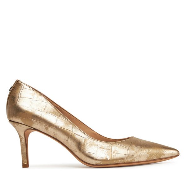 Szpilki LAUREN RALPH LAUREN. Żółte szpilki Lauren Ralph Lauren, bez wzorów, bez obcasa, na szpilce, bez zapięcia. Za 429.99 zł.