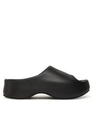 Inuikii Klapki Suede Studs 70103-153 Czarny. Czarne klapki Inuikii, bez wzorów, ze skóry, bez obcasa, bez zapięcia. Za 939.99 zł.