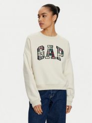Gap Bluza 645565-01 Beżowy Regular Fit. Brązowe bluzy GAP, s, bez wzorów, z bawełny, bez kaptura. Za 169.99 zł.