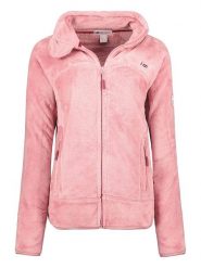 Geographical Norway Kurtka polarowa "Upaline" w kolorze jasnoróżowym rozmiar: XL. Różowe kurtki Geographical Norway, xl, bez wzorów, z polaru, bez kaptura. Za 96.14 zł.