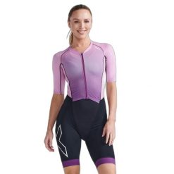 Damski kombinezon trójfunkcyjny 2XU Light Speed. Czarne kombinezony 2XU, s, bez wzorów, z dzianiny, bez kołnierzyka, bez ramiączek, krótkie. Za 1,245.00 zł.