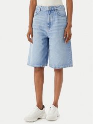 HUGO Bermudy Gelita 1 50557010 Niebieski jasny Relaxed Fit. Niebieskie szorty Hugo, bez wzorów, z bawełny. Za 549.99 zł.