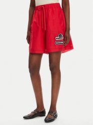 PINKO Szorty materiałowe Lewis 105243 A2M7 Czerwony Regular Fit. Czerwone szorty Pinko, bez wzorów, z bawełny. Za 1,289.00 zł.