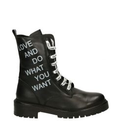 BOTKI Z NADRUKIEM 1024107 R1000 BL. Botki Venezia, bez wzorów, ze skóry, bez obcasa, bez zapięcia. Za 199.00 zł.