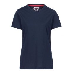 Koszulka damska Musto Essential. Niebieskie t-shirty sportowe Musto, bez wzorów, bez ramiączek. Za 197.50 zł.