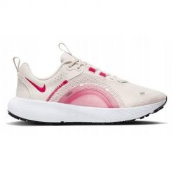Buty do biegania damskie Nike React Escape Rn. Białe buty do biegania Nike, bez wzorów, z materiału, bez zapięcia, do biegania. Za 323.00 zł.