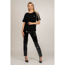 Patrizia Pepe T-Shirt. T-shirty Patrizia Pepe, bez wzorów, z bawełny, bez kołnierzyka, bez ramiączek. Za 249.00 zł.