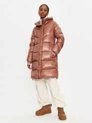 Woolrich Kurtka puchowa Aliquippa Long CFWWOU0926FRUT3085 Brązowy Regular Fit. Brązowe kurtki Woolrich, s, bez wzorów, z puchu, bez kaptura. Za 2,519.00 zł.