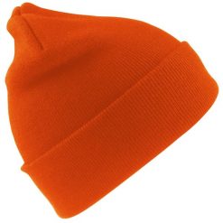 Wełniana Termiczna Czapka Narciarska / Zimowa Z Izolacją Thinsulate 3M. Żółte czapki zimowe RESULT, bez wzorów, z wełny, sportowe. Za 45.99 zł.