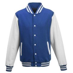 Kurtka Unisex Varsity Dla Dorosłych Z Polibawełny. Czarne kurtki AWDIS, xl, bez wzorów, bez kaptura. Za 185.99 zł.
