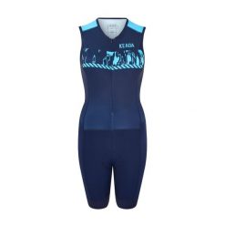 Damski bezrękawnik do triathlonu - Signal Three. Białe kombinezony KEADA SPORTS, l, bez wzorów, bez kołnierzyka, bez ramiączek, długie. Za 424.00 zł.