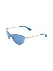 Guess Damskie okulary przeciwsłoneczne w kolorze srebrno-niebieskim rozmiar: onesize. Niebieskie okulary przeciwsłoneczne Guess, z aplikacjami, z tworzywa sztucznego, metalowe. Za 149.95 zł.