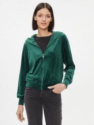 ONLY Bluza 15299670 Zielony Regular Fit. Zielone bluzy ONLY, s, bez wzorów, z syntetyku, bez kaptura. Za 79.99 zł.