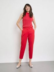 Gerry Weber Spodnie chino w kolorze czerwonym rozmiar: 34. Czerwone chinosy Gerry Weber, bez wzorów. Za 101.23 zł.