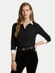 LAUREN RALPH LAUREN Koszula 200968762001 Czarny Classic Fit. Czarne koszule Lauren Ralph Lauren, xs, bez wzorów, z syntetyku, bez kołnierzyka, bez ramiączek. Za 819.99 zł.
