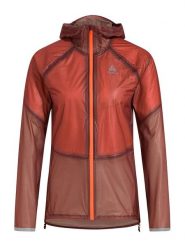 Odlo Kurtka "Dual Dry Waterproof Insulatet" w kolorze czerwonym do biegania rozmiar: L. Czerwone kurtki do biegania ODLO, l, bez wzorów, z materiału, bez kaptura, do biegania. Za 485.44 zł.