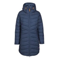 Kurtka Damska Turka. Niebieskie kurtki Trespass, m, bez wzorów, z materiału, z kapturem. Za 252.99 zł.
