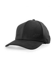 4F Czapka z daszkiem 4FSS23ACABF112 Czarny. Czarne czapki z daszkiem 4f, bez wzorów, z materiału. Za 39.99 zł.